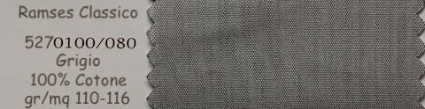RAMSES CLASSICO CAMICIA ARTIGIANALE SU MISURA TESSITURA MONTI - gr/mq 110-116 - 100% Cotone