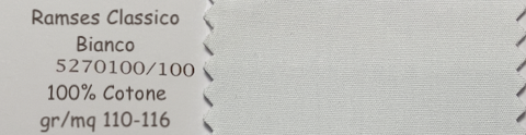 RAMSES CLASSICO CAMICIA ARTIGIANALE SU MISURA TESSITURA MONTI - gr/mq 110-116 - 100% Cotone