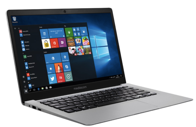 Mediacom M-SB146 notebook/portatile Computer portatile Nero, Argento - Eccomi OnLine