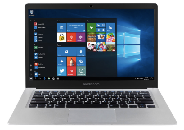 Mediacom M-SB146 notebook/portatile Computer portatile Nero, Argento - Eccomi OnLine