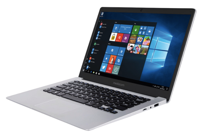 Mediacom M-SB146 notebook/portatile Computer portatile Nero, Argento - Eccomi OnLine