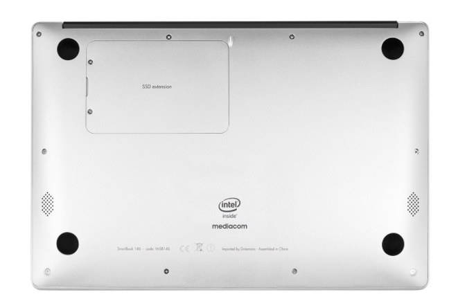Mediacom M-SB146 notebook/portatile Computer portatile Nero, Argento - Eccomi OnLine
