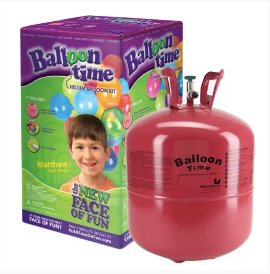 Bombola Elio Palloncini 0,25 M3 per 30 Palloncini