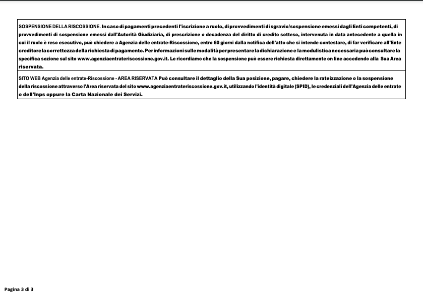 ESTRATTO CONTO EQUITALIA