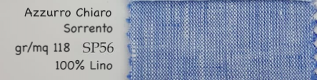 SORRENTO CAMICIA ARTIGIANALE SU MISURA gr/mq 118 - 100% LINO