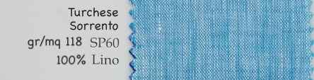 SORRENTO CAMICIA ARTIGIANALE SU MISURA gr/mq 118 - 100% LINO