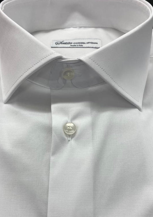 CAMICIA CELESTE ARTIGIANALE