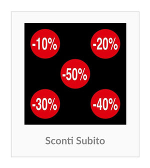 Sconti subito...