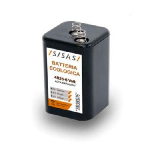 Batterie 6V 7Ah per lampeggiatori da cantiere scatola 24 pezzi