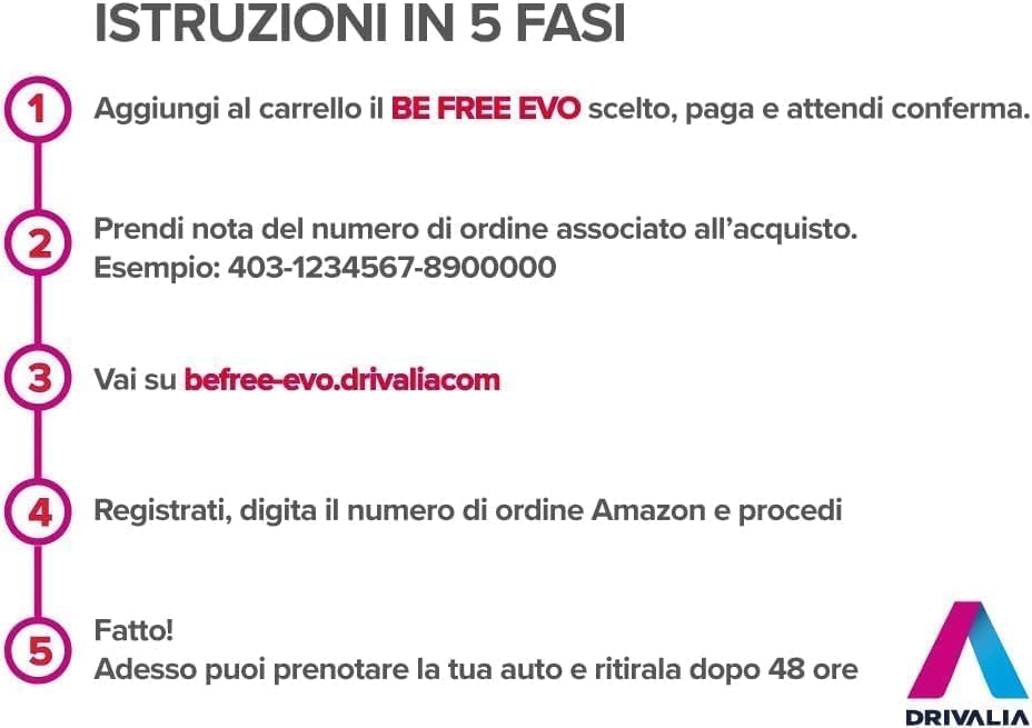 DRIVALIA BE-Free Evo EoY (MG 4 Full Electric) Noleggio