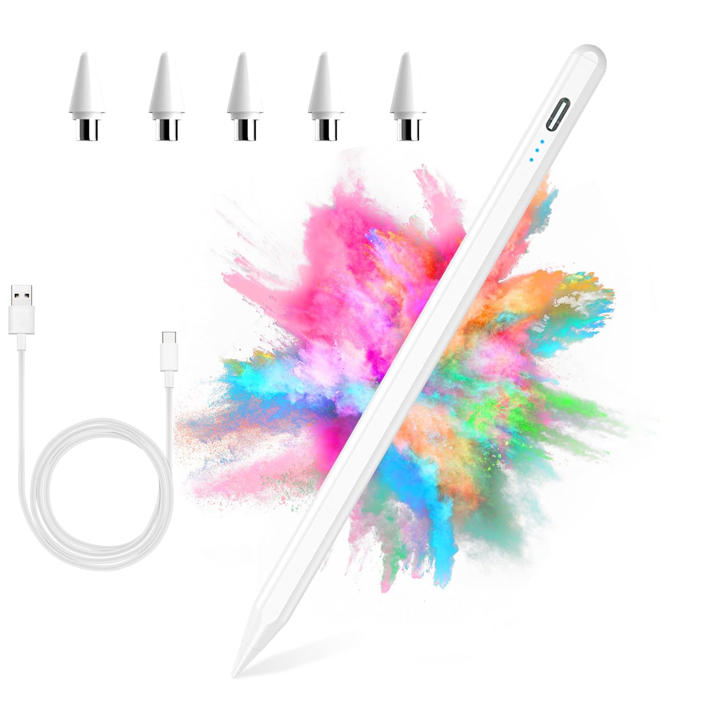 Penna per Tablet Android con Pennino (Bianco)