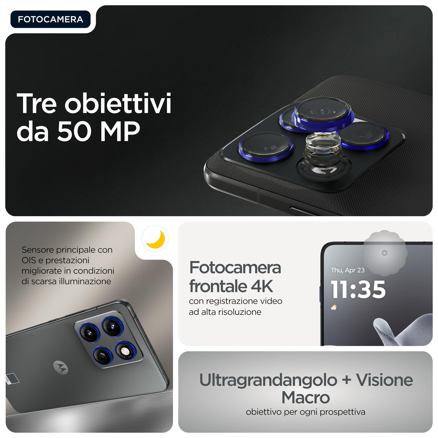 Motorola edge 70 con Moto AI (12/512GB) GREY