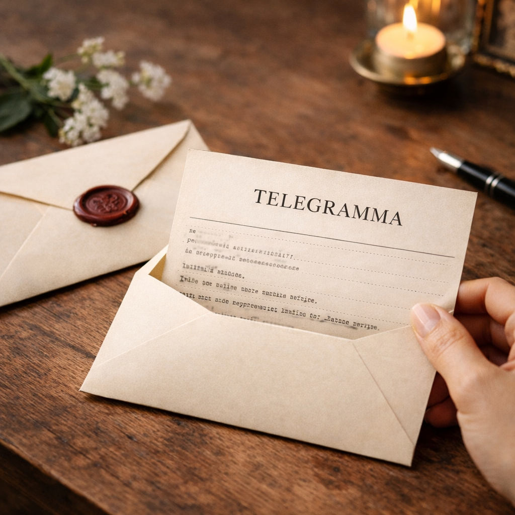 TELEGRAMMA A PARTIRE DA …..