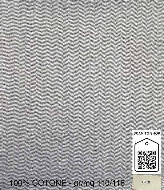 ASTON CAMICIA ARTIGIANALE SU MISURA TESSITURA MONTI gr/mq 110-116 - 100% Cotone
