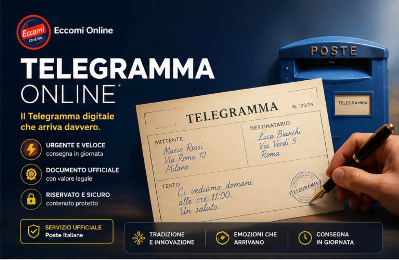 TELEGRAMMA A PARTIRE DA …..