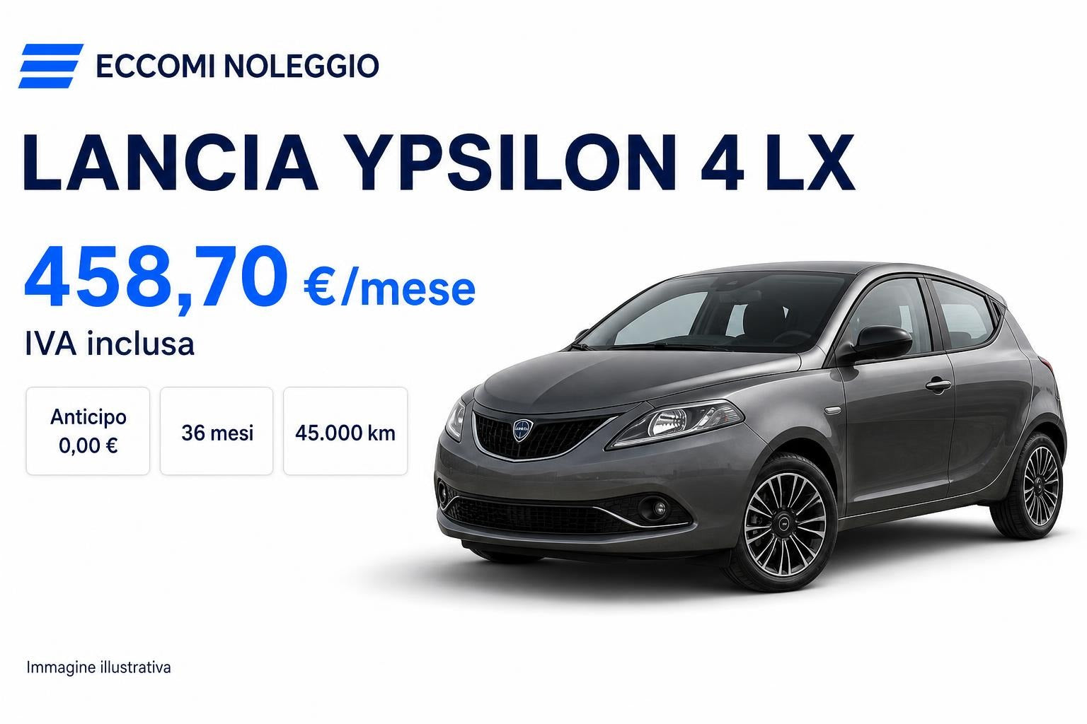 LANCIA Ypsilon 4 LX – immagine illustrativa