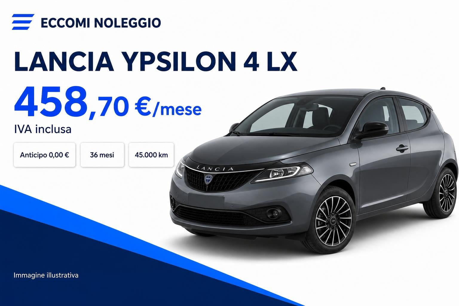 LANCIA Ypsilon 4 LX – immagine illustrativa