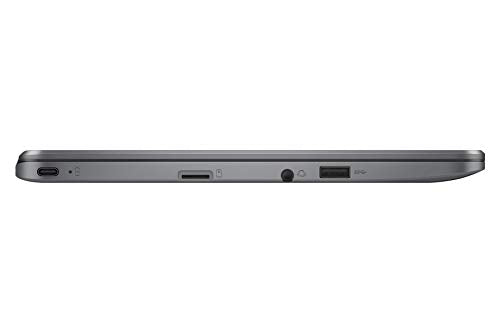 Asus Chromebook C223 Notebook 11,6" HD Anti-Glare, Intel Celeron N3350, RAM 4GB, 32GB eMMC, Sistema Operativo Chrome, Grigio