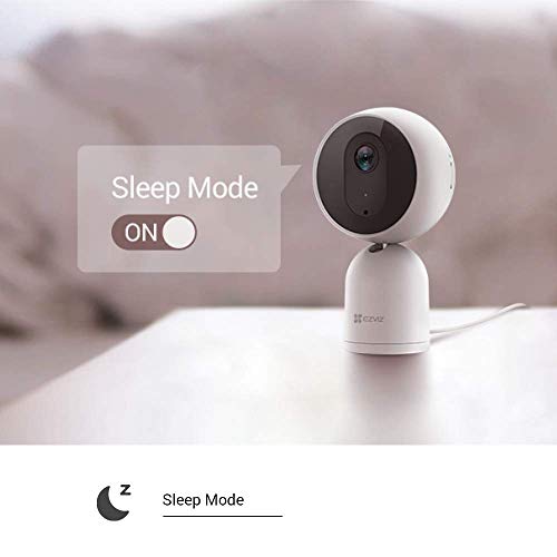 Telecamera di sorveglianza e sicurezza C1T, 1080p Full HD, Audio bi-direzionale, Visione notturna, Compatibile con Alexa e Google Home