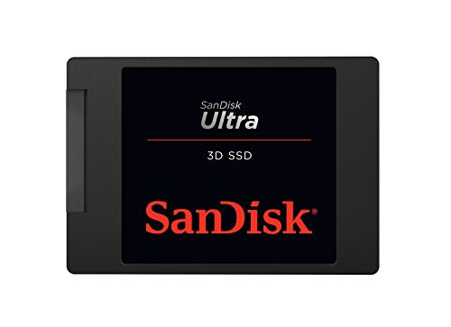 SanDisk SSD Ultra 3D da 500GB, Unità SSD Interna 2,5'', Sata III, Velocità di Lettura fino a 560 MB/sec