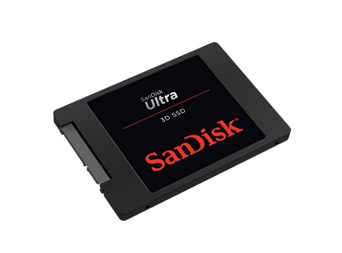 SanDisk SSD Ultra 3D da 500GB, Unità SSD Interna 2,5'', Sata III, Velocità di Lettura fino a 560 MB/sec