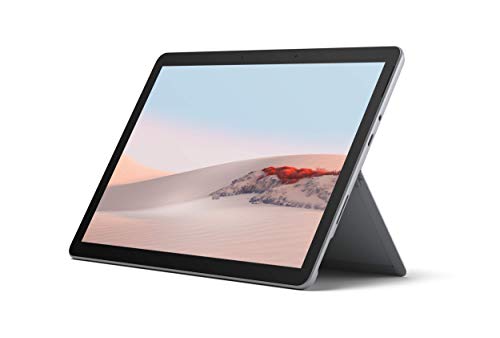 Microsoft Surface GO 2 Tablet, 10.5'', 4 GB RAM, 64 GB SSD, Dual-Core Intel Pentium Gold 4425Y, Windows 10 Home, Platino