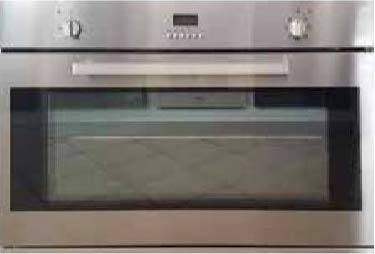 Forno elettrico ventilato 90 cm, colore Inox