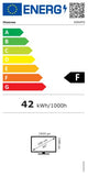 Hisense 40" LED Full HD 2022 40A4FG, Smart TV VIDAA 4.2, Nero