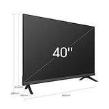 Hisense 40" LED Full HD 2022 40A4FG, Smart TV VIDAA 4.2, Nero