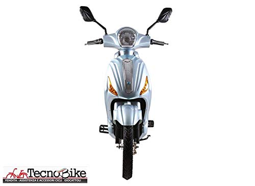 Tecnobike Shop Scooter Bicicletta Elettrica a Pedalata Assistita Z-Tech ZT-09-A 250w 12Ah Batteria al Piombo (Nero Opaco) - Eccomi OnLine