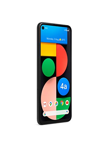 Google Pixel 4a with 5G (2020) G025I 128GB + 6GB RAM Factory Unlocked 5G Smartphone (Just Black)