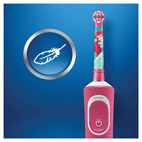 Oral-B Kids Spazzolino Elettrico Ricaricabile, 1 Manico con Personaggi Disney Principesse, per Età da 3 Anni - Eccomi OnLine