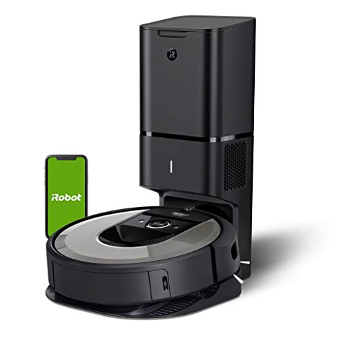 iRobot Roomba i7+ (i7556) Robot aspirapolvere WiFi, svuotamento automatico, argento