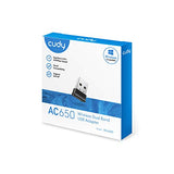 Cudy WU650S Adattatore WiFi Wireless AC 650Mbps 433Mbps + 200Mbps USB per PC con modalità SoftAP - Nano Size | Compatibile con Windows XP / 7/8 / 8.1/10, Mac OS 10.11~10.15 - Eccomi OnLine
