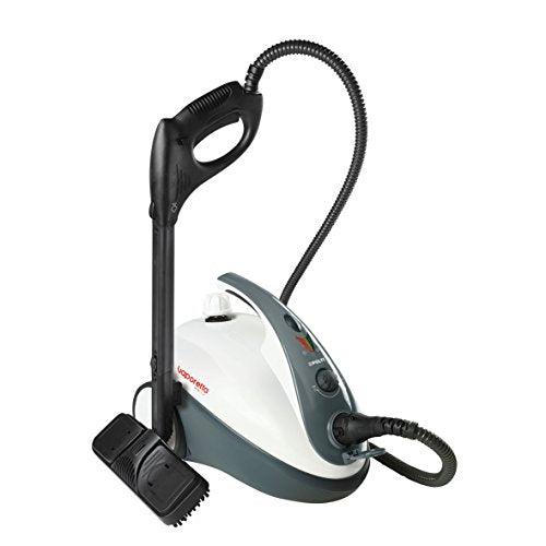 Polti Vaporetto Smart 30 S Pulitore a Vapore con Vano Porta Accessori Integrato, 3 Bar, uccide ed elimina il 99,99%* di virus, germi e batteri, Silver