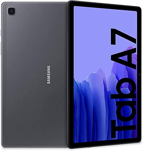 Samsung Galaxy Tab A7 Tablet, Display 10.4" TFT, 64GB Espandibili Fino a 1TB, RAM 3GB, Batteria 7.040 mAh, Wi-Fi, Android 10, Fotocamera Posteriore 8 MP, Dark Gray [Versione Italiana]