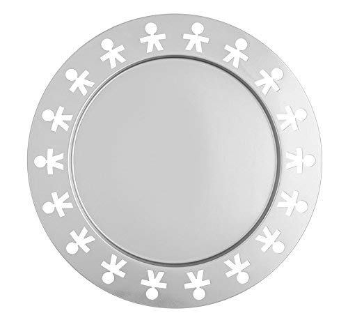 Alessi Girotondo AKKGT Vassoio Rotondo Di Design In Acciaio Inox Con Motivo Omini Dei King Kong 93536259 Alessi Girotondo AKKGT Vassoio Rotondo Di Design In Acciaio Inox Con Motivo Omini Dei King Kong 93536259
