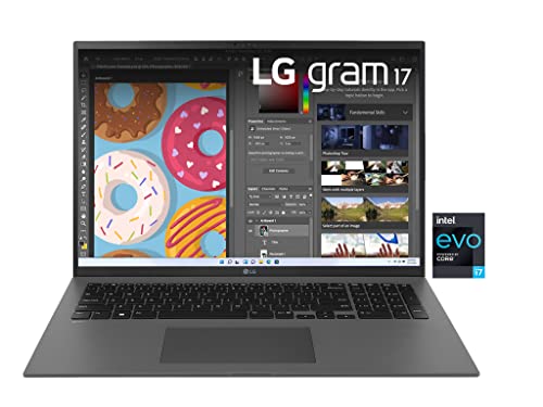 LG Gram 17Z90Q PC, Tastiera Italiana, Grigio