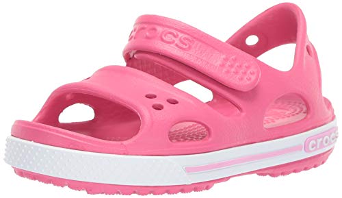 Crocs Crocband II Sandal PS K, Punta Aperta Bambino, Rosa (Paradise Pink/Carnation), 20/21 EU - Eccomi OnLine