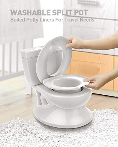 Vasino per Bambini, Simulazione Antischizzo Toilette, Funzione Antiscivolo +18 Mesi