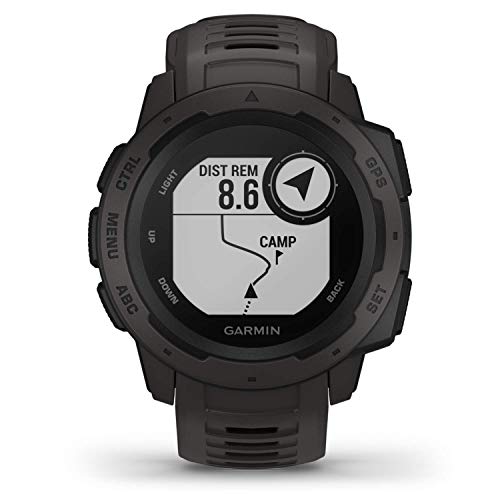 Garmin Instinct Graphite Sportwatch GPS, Regular, Grigio