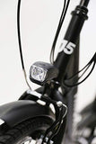 E-Bike J5, Motore Bafang a 3 velocità da 250 W e Batteria Removibile Samsung da 36 V, 8 Ah, Ruote da 26" e Cambio Shimano a 6 Marce