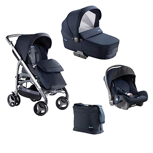 Inglesina Zippy System Pro Sistema Trio Con Passeggino, Carrozzina, Seggiolino Auto e Borsa