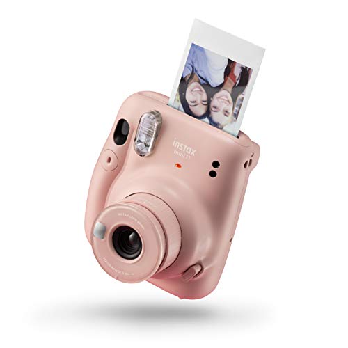 Fujifilm Instax mini 11 Blush Pink | Fotocamera a sviluppo istantaneo | Modalità Selfie | Esposizione Automatica | Foto Formato mini 62 x 46 mm