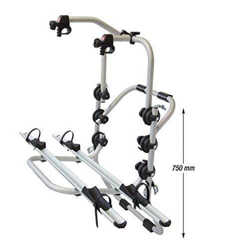 Fabbri VW97FA0882 - PORTABICI Posteriore in Alluminio Modello Bici Ok 2 ELEKTROBIKE - per 2 Biciclette ELETTRICHE - Eccomi OnLine