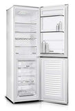 Candy CF 5172W – Frigorifero combi no frost, 234 L, larghezza 55 cm, illuminazione LED, portabottiglie, 40 dBA, bianco