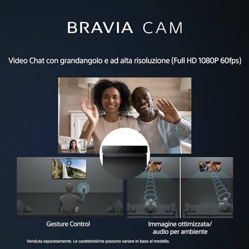 Sony BRAVIA XR | XR-83A80L | OLED | 4K HDR | Google TV | ECO PACK | BRAVIA CORE | Perfect for PlayStation5 | Metal Flush Surface Design, Modello 2023