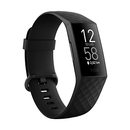 Fitbit Charge 4: fitness tracker con GPS integrato, rilevazione del nuoto e fino a 7 giorni di durata della batteria, Nero - Eccomi OnLine