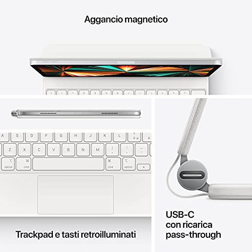 Apple Magic Keyboard (per iPad Pro 12,9" - 5ª generazione) - Italiano - nero