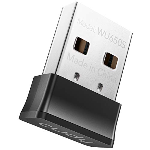 Cudy WU650S Adattatore WiFi Wireless AC 650Mbps 433Mbps + 200Mbps USB per PC con modalità SoftAP - Nano Size | Compatibile con Windows XP / 7/8 / 8.1/10, Mac OS 10.11~10.15 - Eccomi OnLine